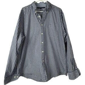 Tommy Hilfiger Mens Gingham Button Down Shirt XL Business Checkered Office Work